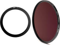 NiSi 72/82 ND5.0 Bundle - 82mm UV/IR Cut ND100000 (16.6 Stops), Low-Profile Aluminum 72-82mm Step-up Ring - Celestial Event Photography Neutral Density Filter