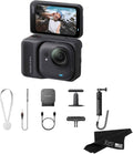 Insta360 GO Ultra Creator Bundle Midnight Black - Tiny Mighty Hands-Free 4K Cam, Lightweight, Low Light Excellence, Mount Anywhere, FlowState Stabilization, 200 Min Battery Life