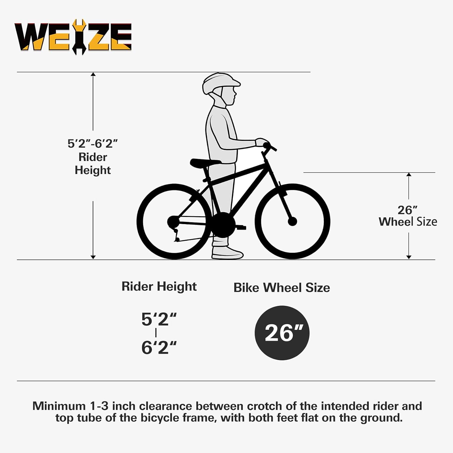 WEIZE Mountain Bike 26 27.5 inch Outdoor Cycling Bike 18-Speed/High-Carbon Steel/Dual Full Suspension, Adjustable Ergonomic Seat for Men Women Adult, MTB Bicycle with Suspension Fork