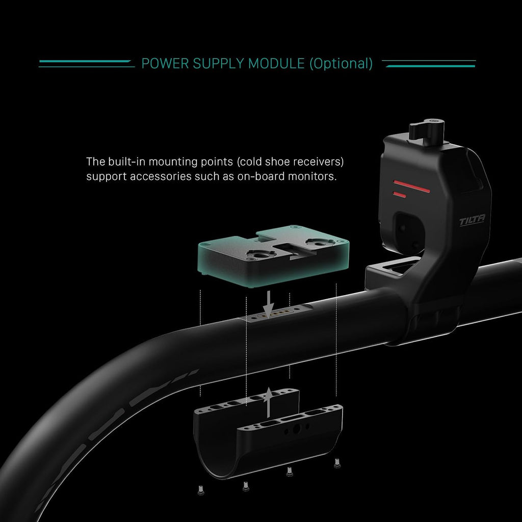Tilta Basic Ring Grip Plus Control Kit Compatible with DJI RS2, RS3 Pro, RS4, RS4 Pro, RS5 | Wireless Gimbal Control | Dual Handle Support System