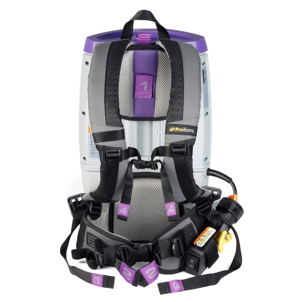ProTeam GoFit 6, 6 Quart Commercial Backpack Vacuum with Restaurant Tool Kit, 107849 (ProVac FS6 Replacement)