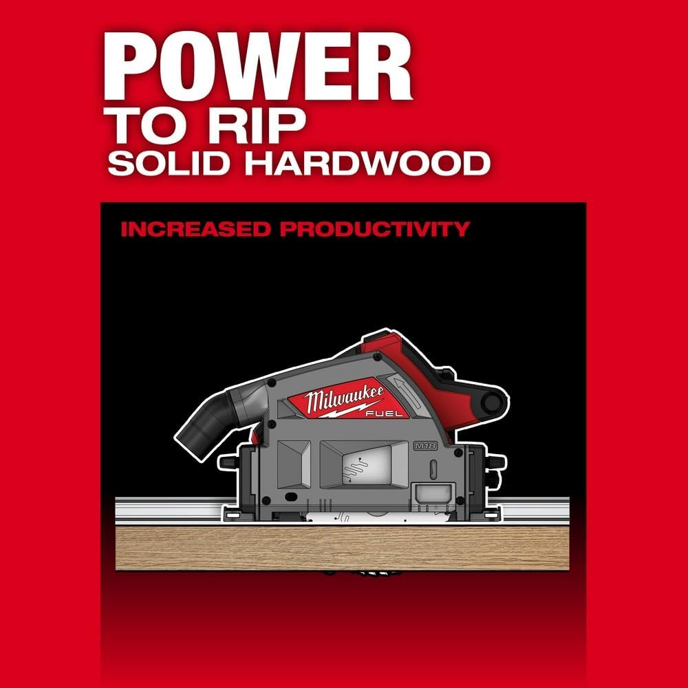 Milwaukee 2831-21 M18 FUEL 18V 6-1/2' Cordless Li-Ion Plunge Track Saw Kit