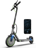 NAVIC Electric Scooter with Dual Suspension, 8.5'/10' Tires, 350W/500W Motor, 19/22 Mph, Max 22/25/27/49Miles Range, Foldable E Scooter for Adults with Braking, App Control