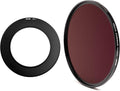 NiSi 58/82 ND5.0 Bundle - 82mm UV/IR Cut ND100000 (16.6 Stops), Low-Profile Aluminum 58-82mm Step-up Adapter Ring - Celestial Event Photography Neutral Density Filter