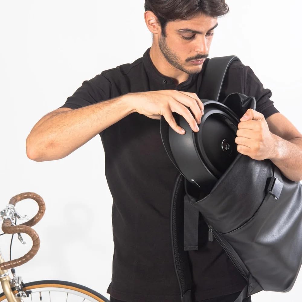 CLOSCA. Folding Helmet. Helmet with Visor. Adult Bicycle Helmet. Bike Helmet and Electric Scooter Helmet. Commuter Helmet. Collapsible Helmet. Helmet for Women and Helmet for Men.