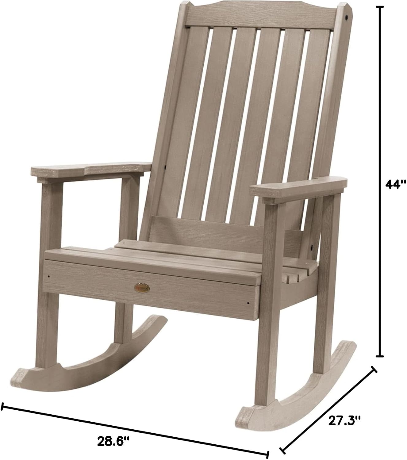 Highwood Lehigh Rocking Chair, Woodland Brown
