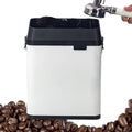 Electric Portafilter Cleaning Machine,Coffee portafilter Cleaner,Commercial Automatic Coffee Grounds Cleaner,with 2 Scrapers and 1 Brush Head (White)