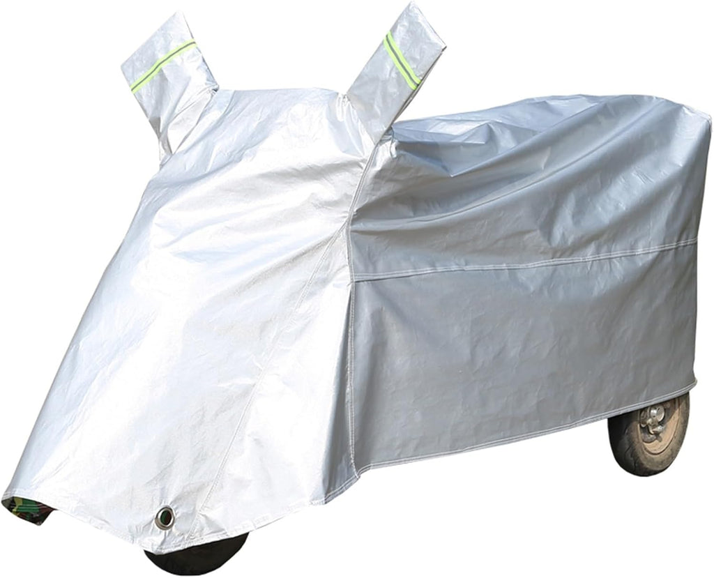 Adult Tricycle Cover Electric Tricycle Covers Tricycle Frame Canopy, Protect 3-Wheel Bike from Rain,Dust,Debris,and Sun, for Outdoor Riding(Gray)