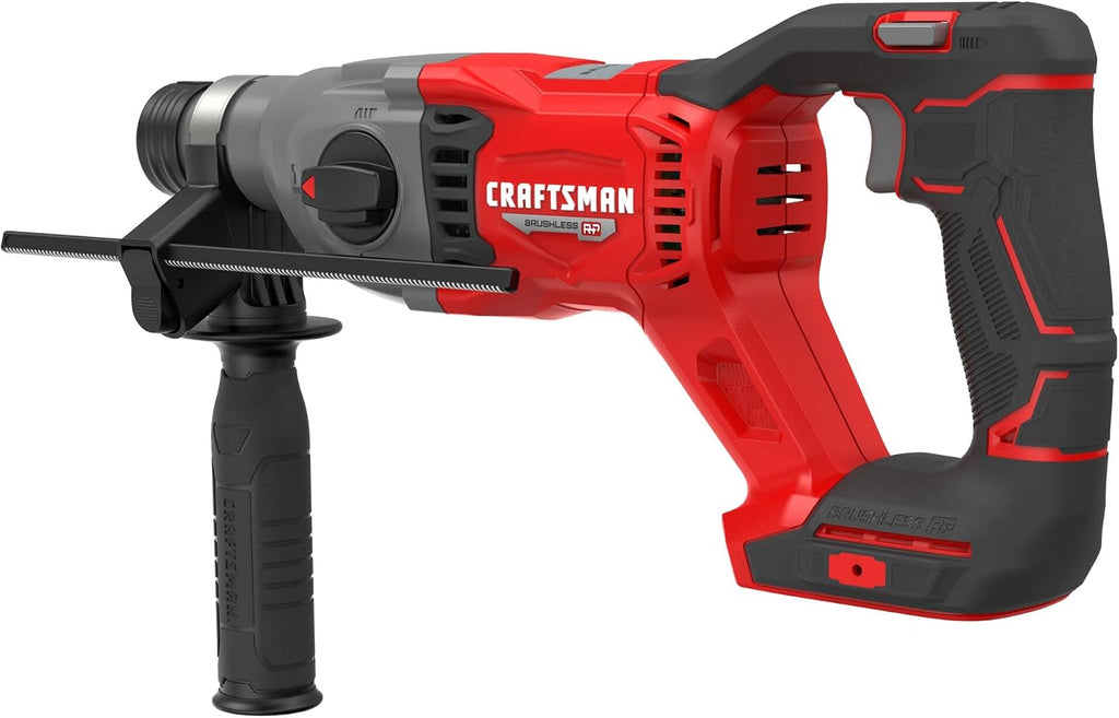 CRAFTSMAN V20 RP SDS Rotary Hammer Drill, Cordless, 7/8 inch, 2 Joules, Bare Tool Only (CMCH234B)