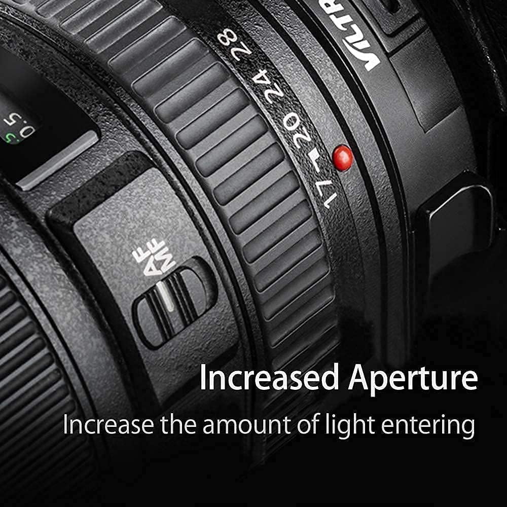 VILTROX EF-M2II Lens Adapter, EF to M4/3 Mount Auto-Focus Speed Booster Adapter for GH6 GH5M2 BMPCC 4K GH4 GH5 G100 G95 G85 OM-1 EM-1 E-M1X E-M1 iii E-M5 iii E-M10 iv E-M10 iii