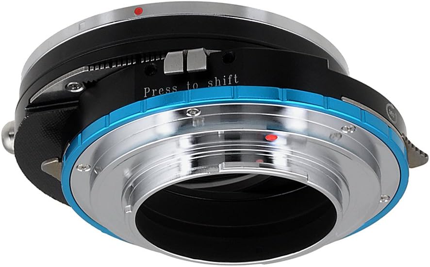 Fotodiox Pro Lens Mount Shift Adapter - Bronica SQ Mount SLR Lens to X-Series Mirrorless Camera