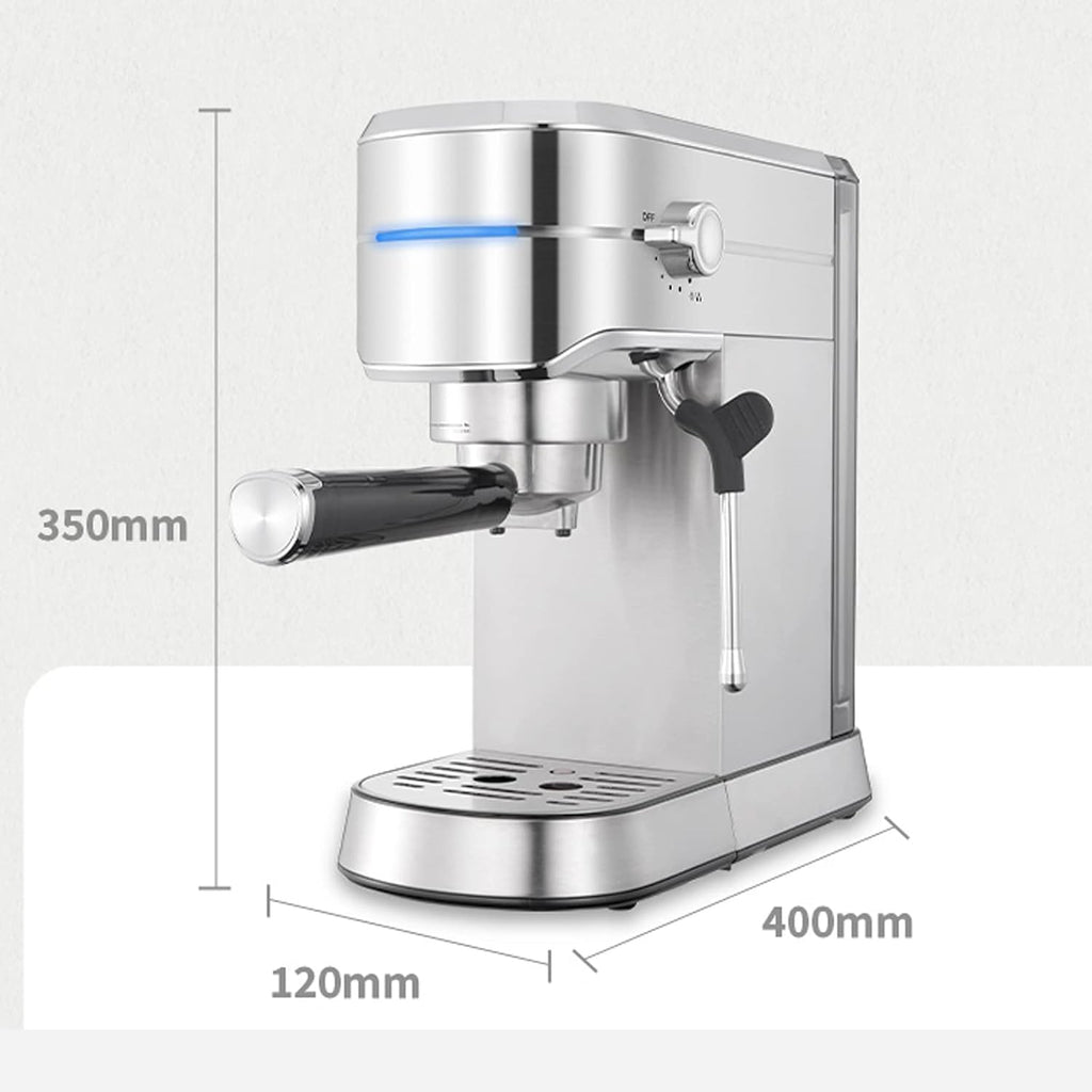 Coffee machine Espresso Machine Fully Semi-Automatic Italian Milk Froth Coffee Machine, 15Bar Pressure, 92° Constant Temperature Extraction, Suitable For Cappuccino Mocha