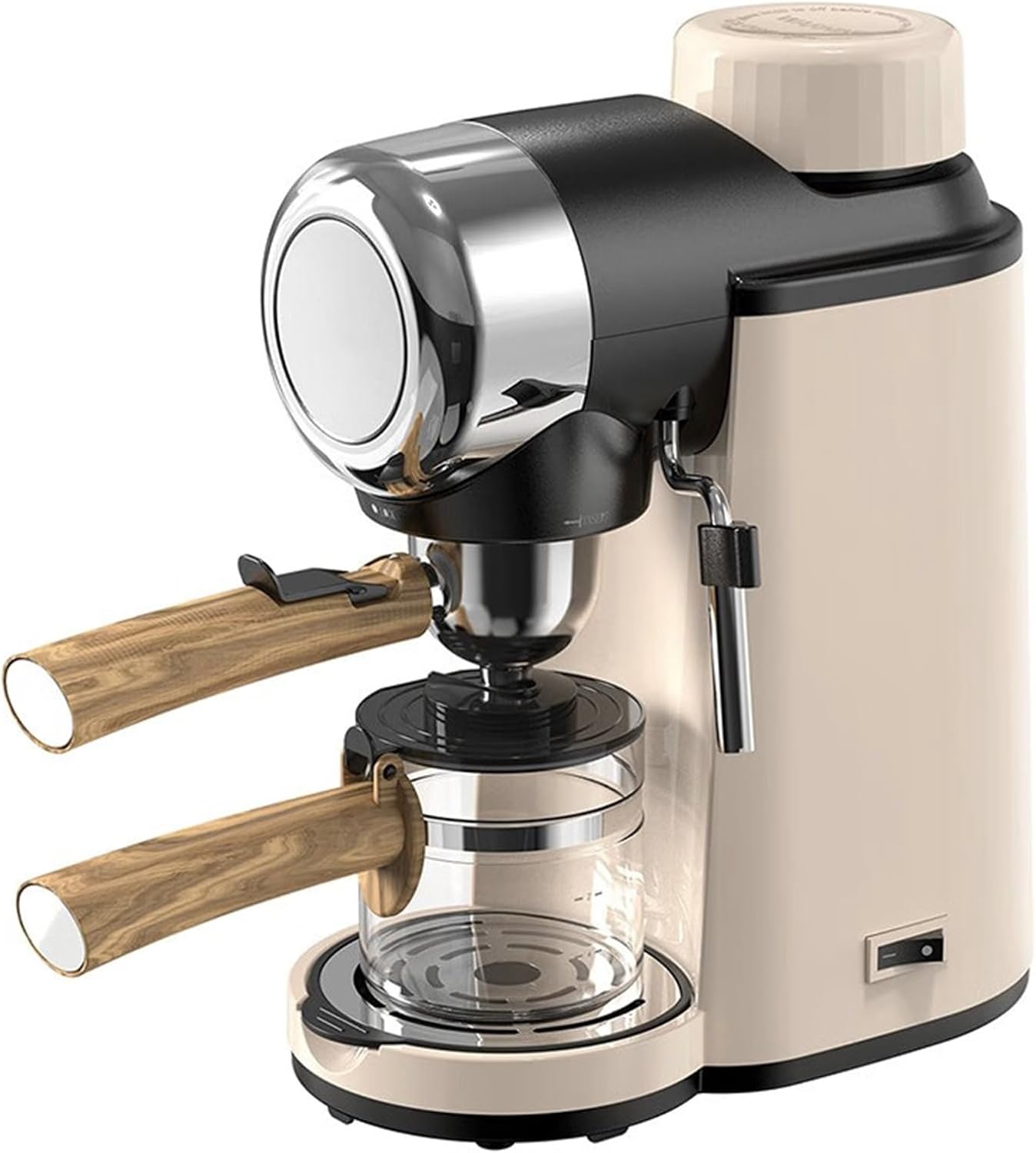Espresso Coffee Maker, Traditional Barista Pump Espresso Machine, Semi Automatic Espresso Machine, with Steam Frother, 5 Bar Pressure Pump, Room