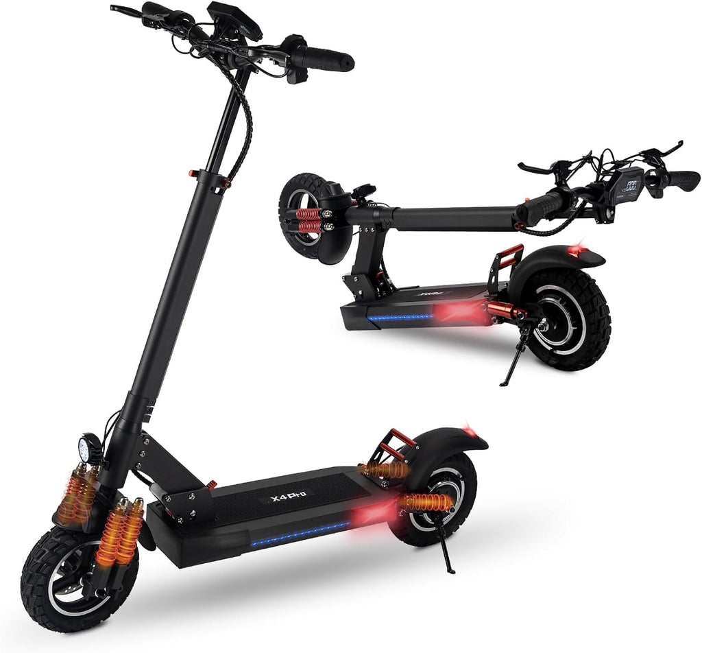 Electric Scooter for Adults, 350W/800W Motor, 15/22/34 Miles Range, 8.5/10' tire, Folding E-Scooter with Dual Suspension, Teenage Off-Road E Scooter
