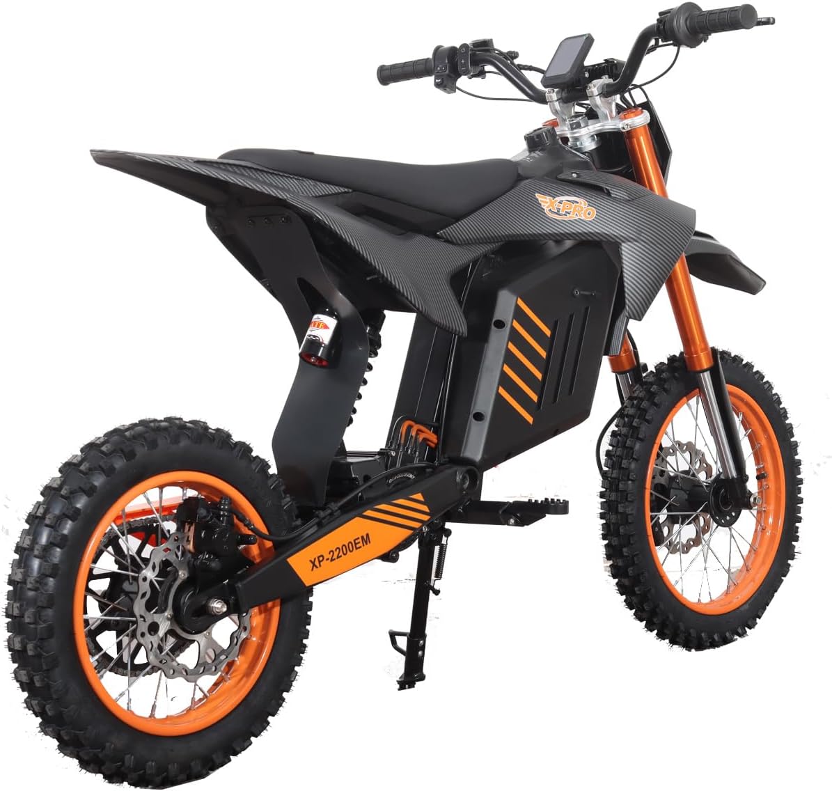 X-PRO E01 2000W 48V 20.8AH Teens Adults Electric Dirt Bike, 14'/12' Wheels