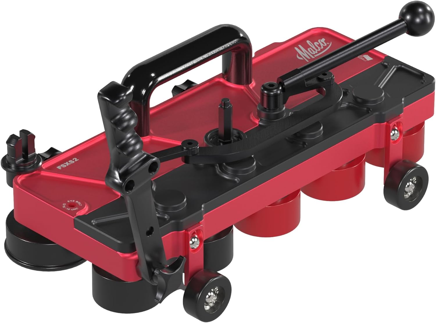 Malco FSXS2 Power Assisted Metal Seamer for 2-Inch Standing Seam Panels, 2-Stage Mechanical Locking Tool for Cordless Drills, Includes IP67 Waterproof Hard Case & Safety Tether Point