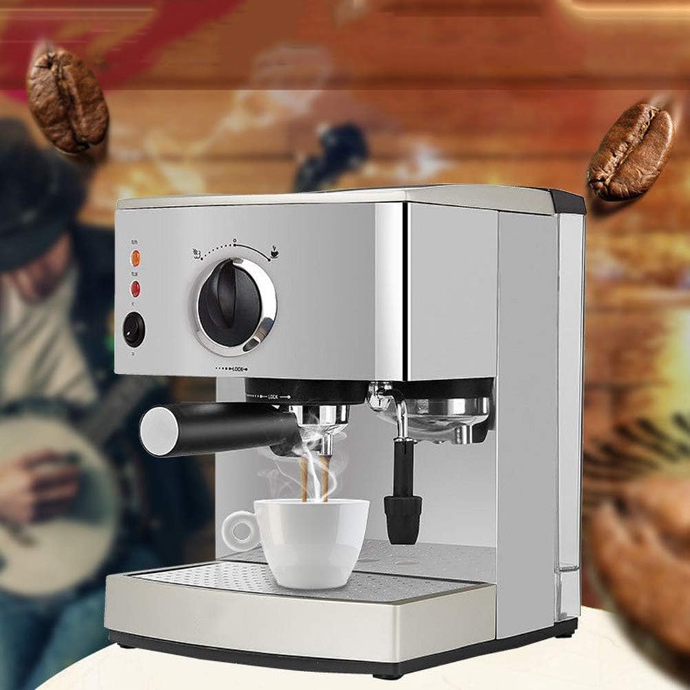 Coffee Machine Coffee Machine Espresso Coffee Machine Maker 15 Bar,Capuccino,Frothing Milk Foam,920W,Capacity 1.5L Removable Drip Tray Steam Nozzle