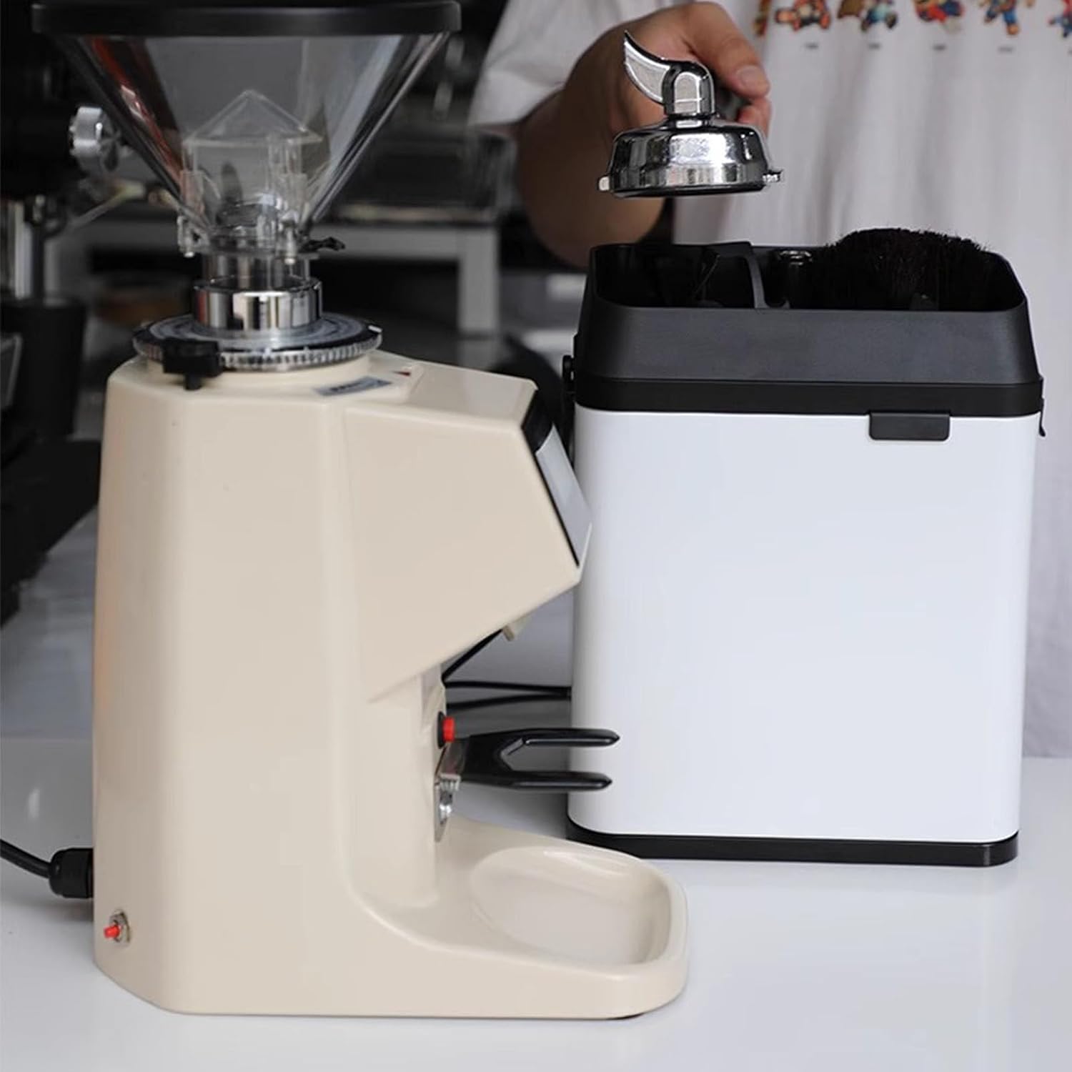 Commercial Coffee Portafilter Cleaner, Electric Portafilter Cleaner Machine, Automatic Handle Coffee Grounds Cleaning Machine
