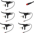 Left & Right Electronic Brake Lever Set for Most Electric Bicycle, GT03 Oil Power-Off Function Ebike Handle, Brake Grips for Electric Bike, Ebike Accessories Cut Off Power (5pcs Left)