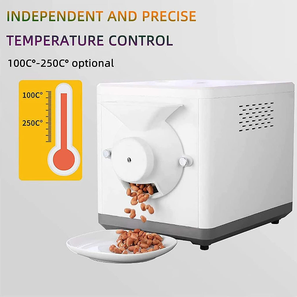 Coffee machine 1600W Coffee Roaster, Electric Coffee Roaster Machine, Automatic Household Electric Coffee Bean Roaster Machine, Non-Stick Electric Nut Peanut Cashew Chestnuts Coffee Bean Roasting