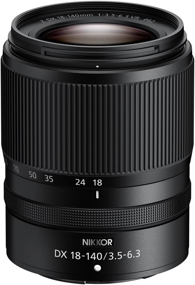 Nikon 20104 NIKKOR Z DX 18-140mm f/3.5-6.3 VR Zoom Lens for Z-Mount Mirrorless Cameras Bundle with Lexar Professional SDHC/SDXC 1667x UHS-II 64GB Memory Card