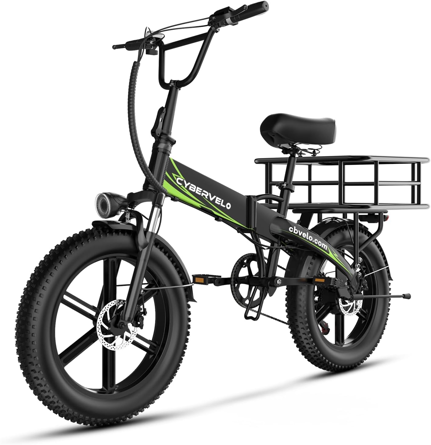 Folding Electric Bike, Removable Large Capacity Battery Ebike,Fat Tire Adult E-Bik,Long Range, Long-lasting Ebike
