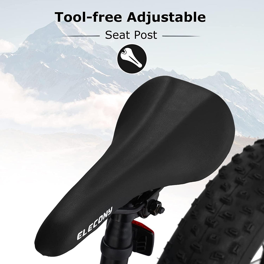 20/24/26 Inch Fat Tire Mountain Bike Variable Speed Dual Disc Brake Kids Adult Free Return