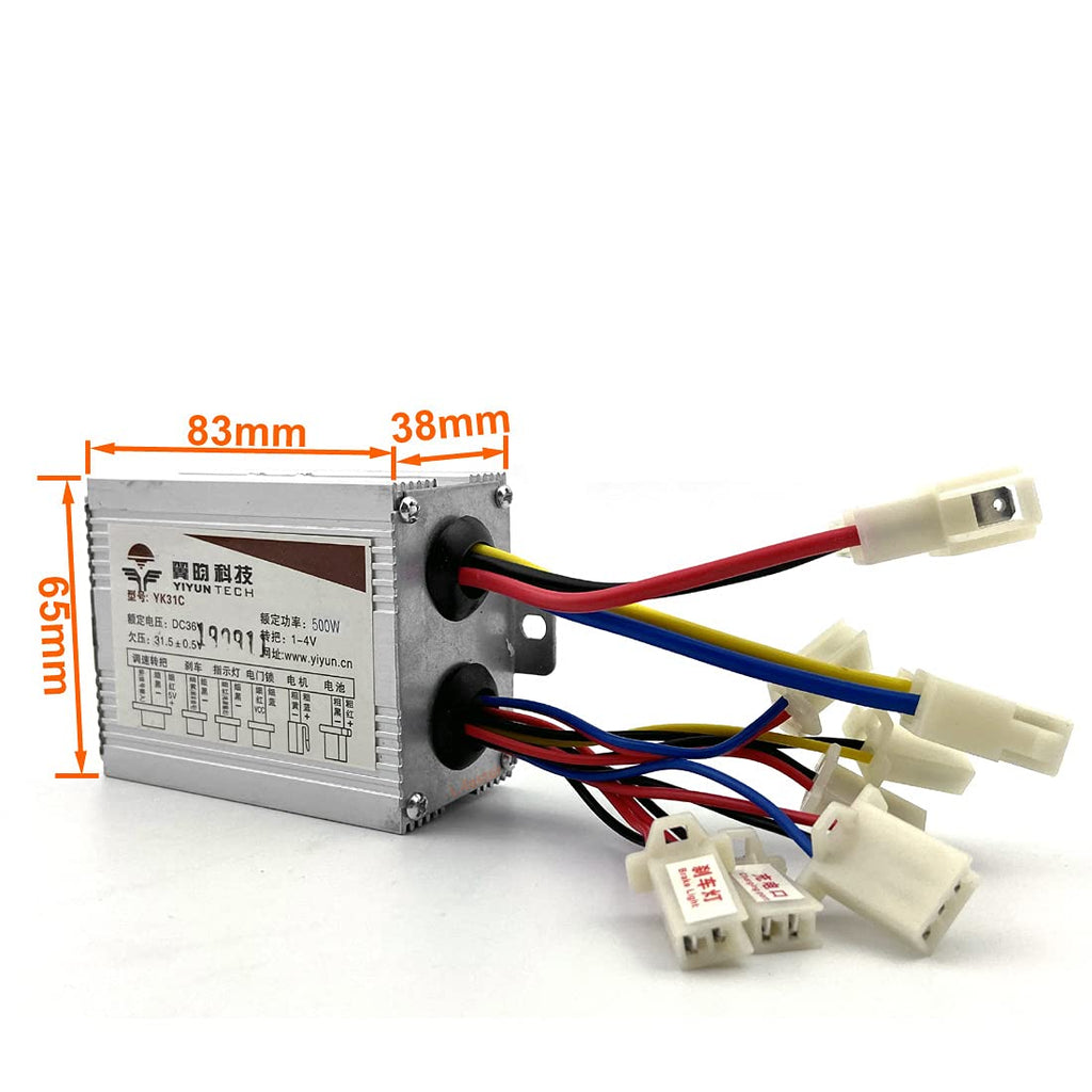 L-faster Tricycle Motor for Adults, Cargo 3 Wheel Bicycle, Brushed Gear, 450W, 24 in (24V 31mm Adapter)