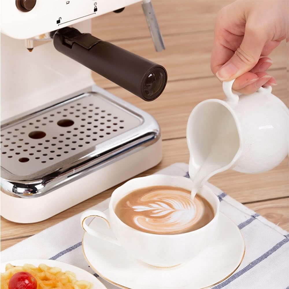 Coffee Machine Coffee Maker Home Steam Type Small Coffee Machine Frothing Mini Retro Full Semi-Automatic Espresso Machine for Office Home