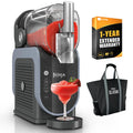 Ninja FS301 SLUSHi 88 oz. Frozen Drink & Slushie Machine (Renewed) Bundle with Ninja SLUSHi Travel Party Tote, Black + 1 Year Extended Protection Pack