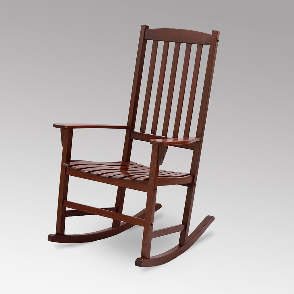 Cambridge Casual Solid Wood Bentley Porch Rocking Chair, Natural Brown