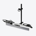 Bike Rack for Car Hitch Mount - Young Electric Single E-Bike Rack with Ramp, 100lb Capacity Ebike Rack Bicycle Carrier for Trucks, SUVs, RVs, Trailers