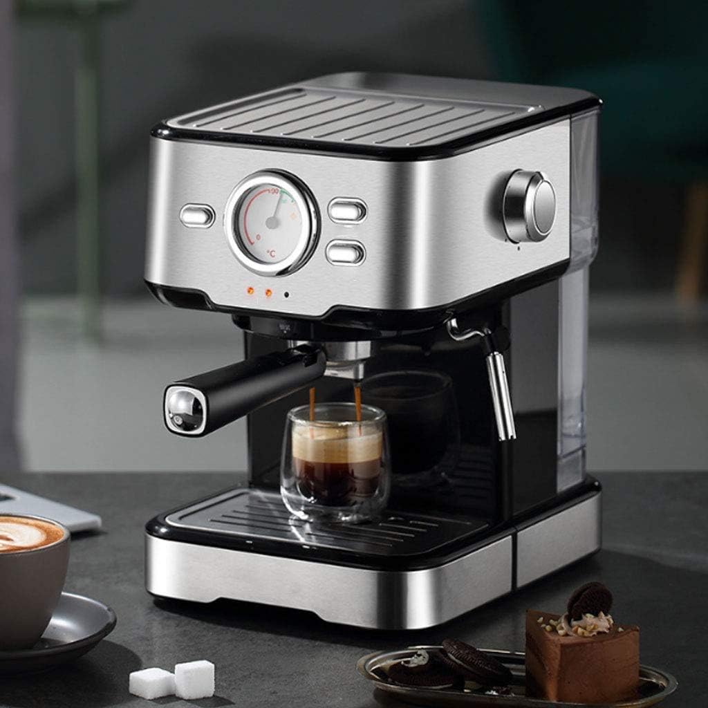 Coffee Machine Coffee Machine Household Semi-Automatic Espresso Coffee Maker Machine 20Bar Cappuccino Latte Milk Foam Coffee Maker Compatible with Cafe Shop
