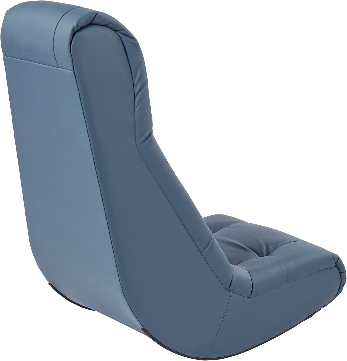 FDP Tufted Floor Rocker for Kids, Teens and Adults Comfortable, Ergonomic Chair for Reading, Playing Video Games, or Watching TV - Powder Blue, 10488-PB