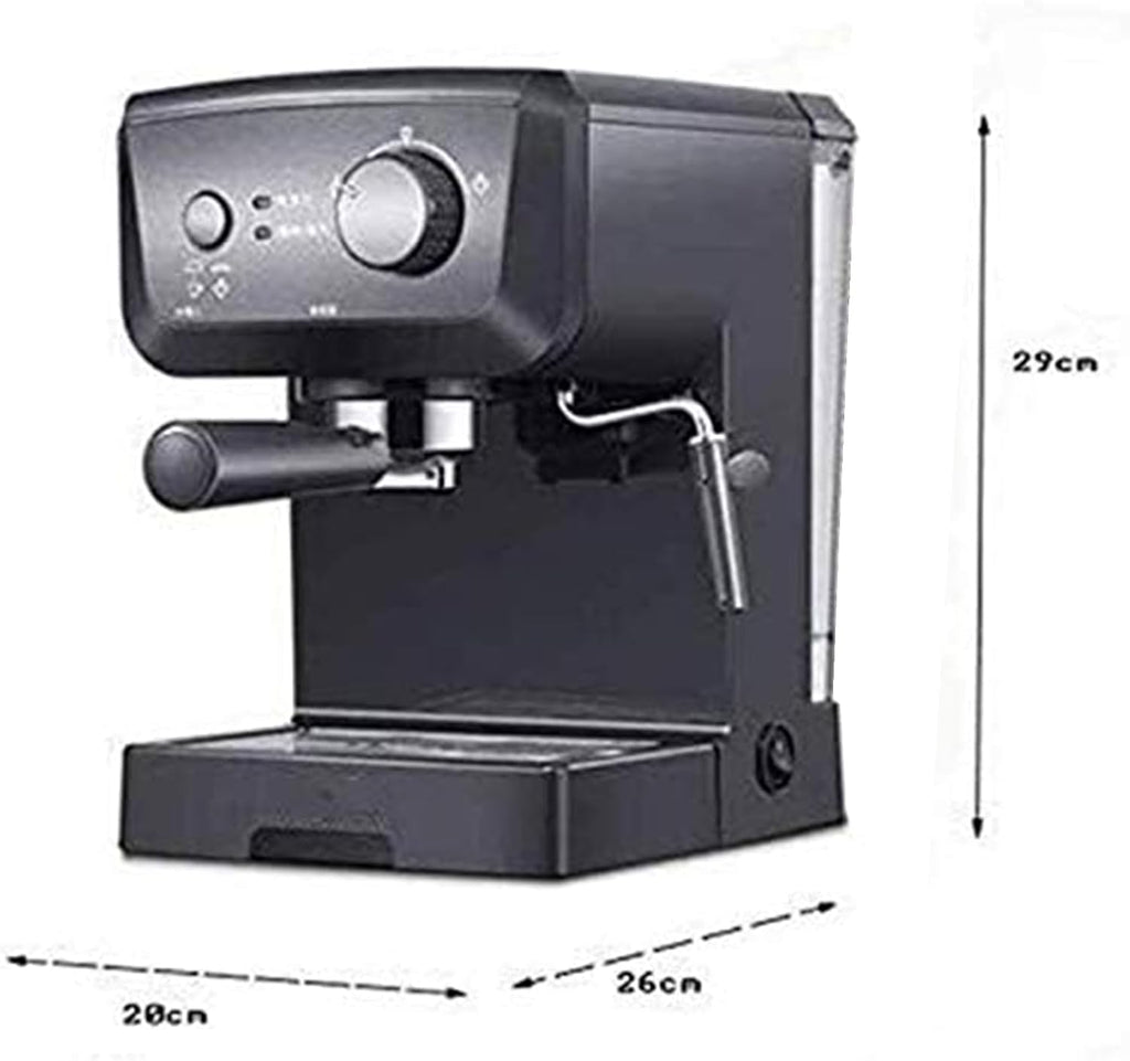 Coffee Machine Coffee Machine Semi-Automatic Pump 15Bar High Pressure Extraction Double Independent Thermostat Preheating 1.25L