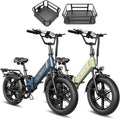 Jasion X Hunter ST 20' Electric Bike for Adults,Peak 1400W Motor,30MPH Max Speed Foldable Ebike,71 Miles Range Folding E Bicycles,624WH Battery,Hydraulic Disc Brakes,UL 2849 Certified