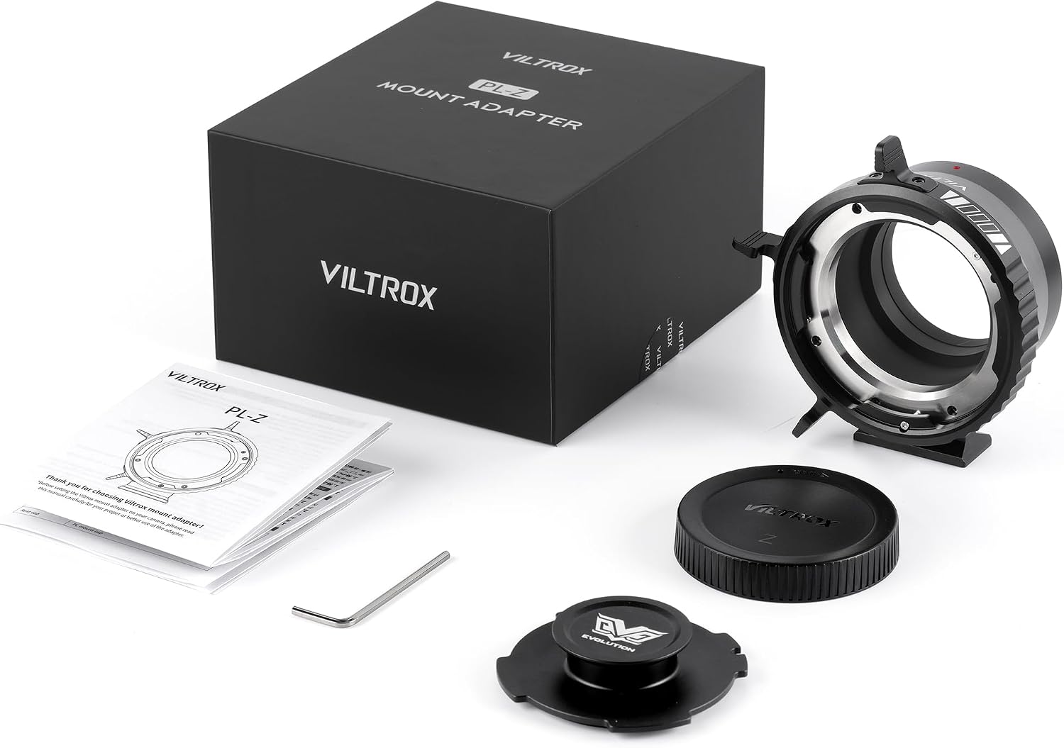 VILTROX PL-Z Lens Mount Adapter Ring Converter Control Ring Compatible with PL Lens to to Z Mount Nikon Mirrorless Camera Z5 Z50 Z6 Z6II Z7 Z7II Zfc