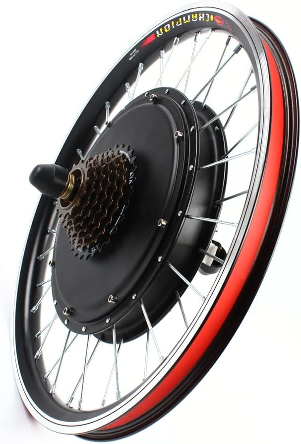 20' Front/Rear Wheel Hub Electric Bike Conversion Kit, 36V 250W/48V 1000W E-Bike Powerful Hub Motor Kit with SW-810LED Display Waterproof Wire Front/Rear Wheel Hub Assembly Motor Kit (US Stock)