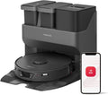 roborock S7 Max Ultra Robot Vacuum and Mop Combo, Auto Mop Drying, Auto Mop Washing, Self-Emptying, Self-Refilling, 5500Pa Suction, Reactive Tech Obstacle Avoidance, Black (Renewed)