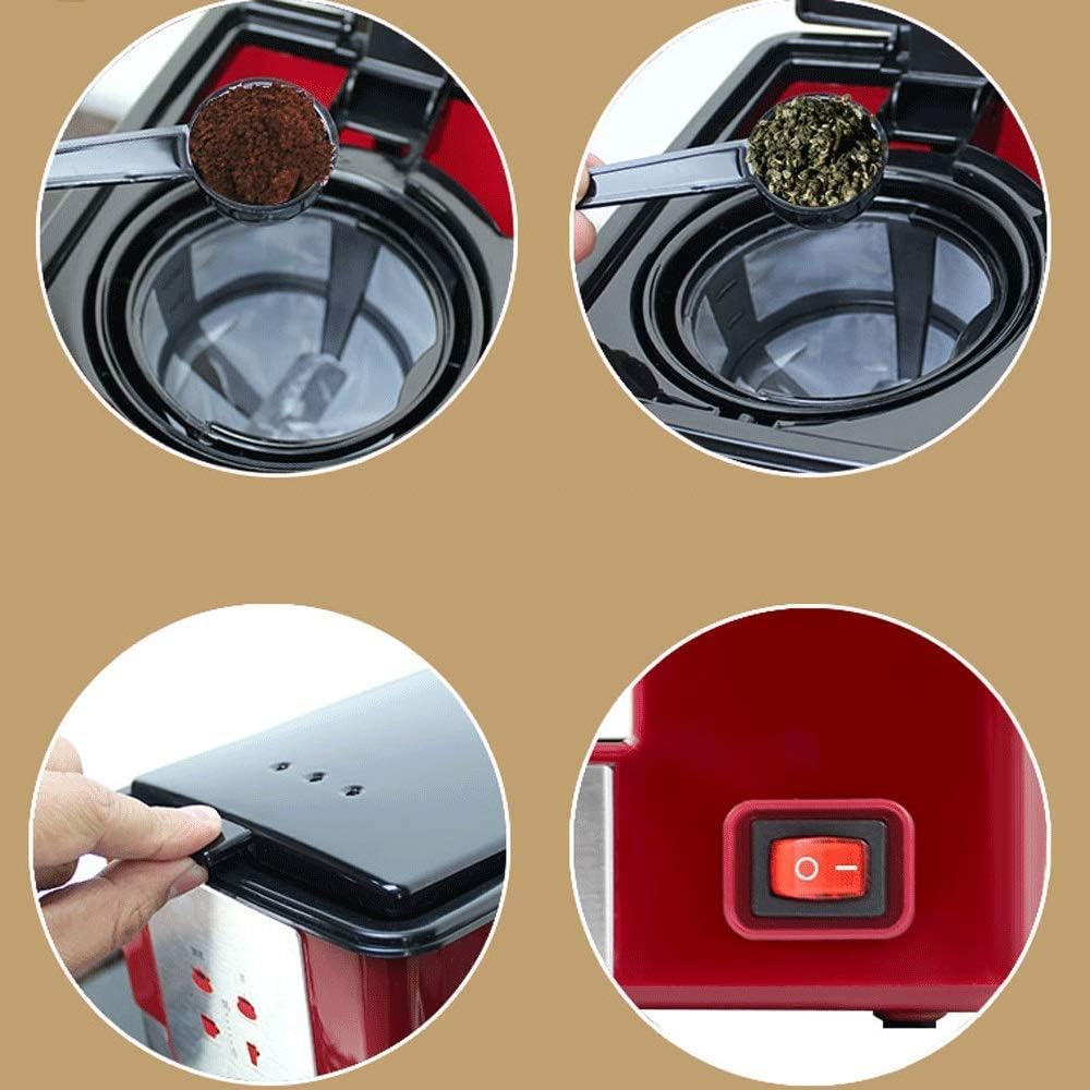 Coffee Machine Coffee Machine, Compact Coffee Machine,600ml Programmable Coffee Maker with Anti Drip Function,Boil-Dry Protection,550w