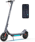 MEGAWHEELS Electric Scooter for Adults with Suspension, 8.5/10in Vacuum Tires, 14/19/28/31Miles, 15MPH Max Speed, Turn Lights, Foldable Electric Scooter for Commuter
