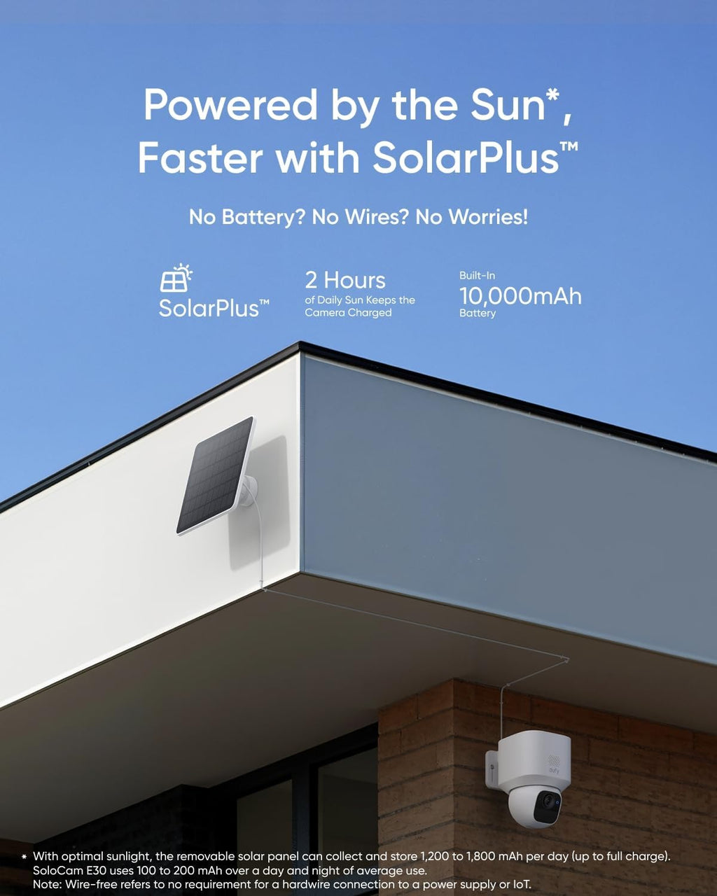 eufy Security SoloCam E30, 2-Cam Kit, Security Cameras Wireless Outdoor, Solar Camera Outdoor Wireless, 360° Pan, AI Tracking, 2K Clarity, No Monthly Fee (Renewed)