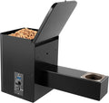 Pellet Smoker Hopper Kit,Vertical Pellet Hopper Assembly,250w Electric Wood Pellet Grill with Digital Temperature Controller for BBQ Smoke Bake（180℉ to 500℉）