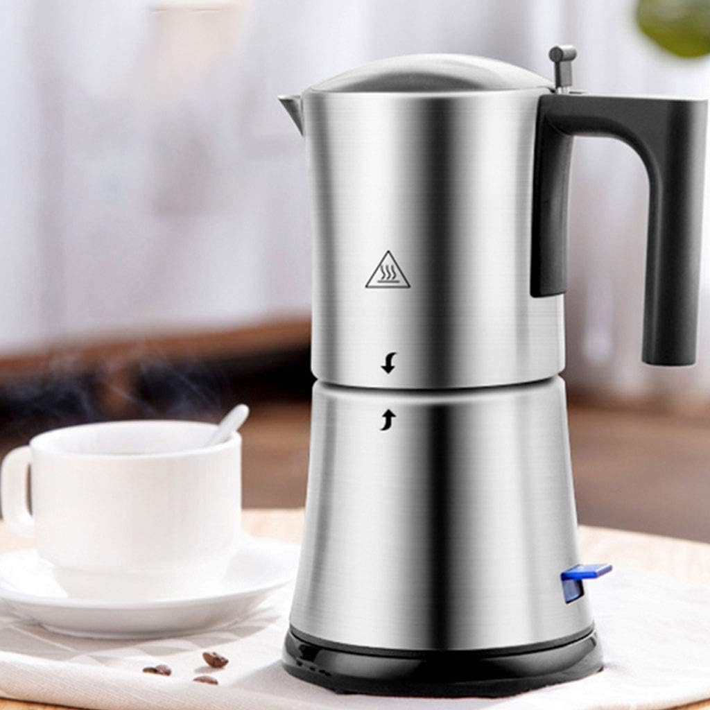 Coffee Machine Coffee Machine Coffee Maker Mocha Coffee Pot Moka Stainless Steel Filter Espresso Coffee Maker Percolator Tool Percolator Pot Electric Coffee Machine 330W