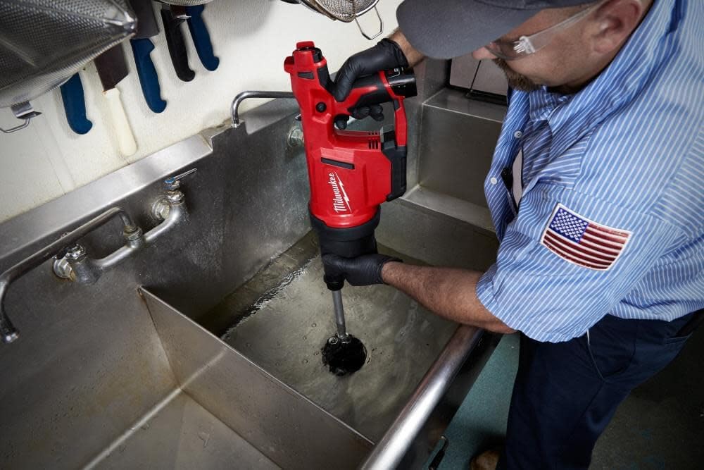 Milwaukee Electric - M12 AIRSNAKE Drain Cleaning AIR Gun KIT