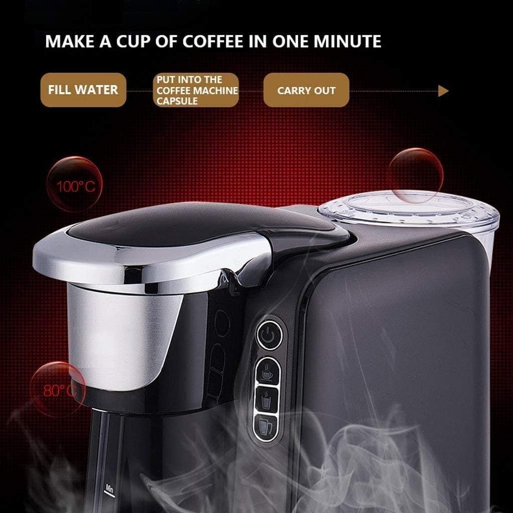 Full-automatic Coffee Machine, Tea & Coffee Maker for K Cup, Ground Coffee Thermal Drip Instant Coffee Machine, Brew Strength Control