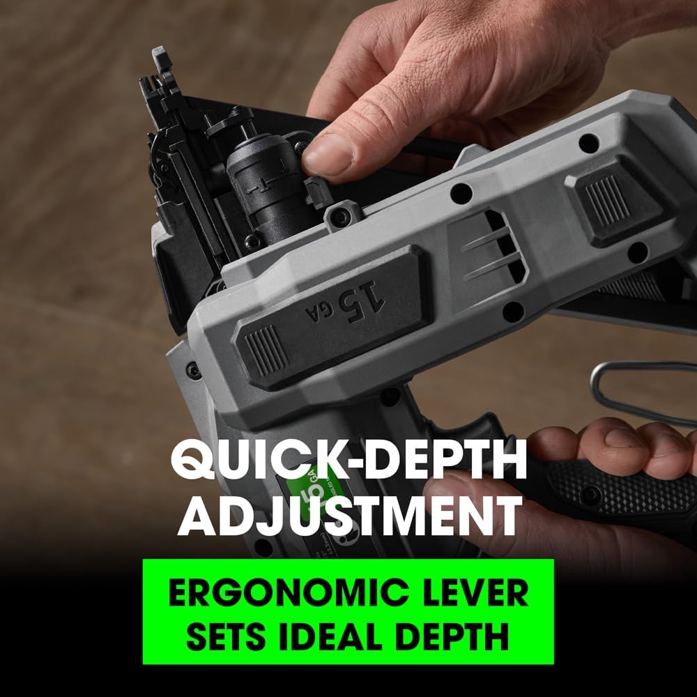 FLEX 24V Brushless Cordless 15 Gauge 1-1/4-inch to 2-1/2-inch Angled Finish Nailer Tool Only - FX4311B-Z