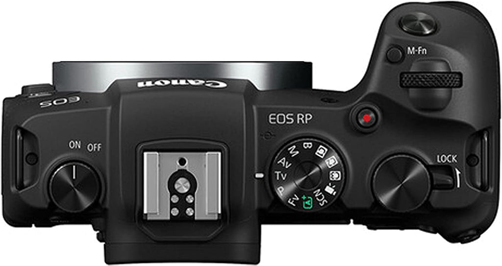Canon EOS RP Camera Bundle with 24-50mm + 420-800mm Super Telephoto Lens +128GB Extreme Speed Card, U-Grip, Microphone, LED Video Light, Spare Battery, Filter Kit, More (Extreme Pro-Bundle) (Renewed)