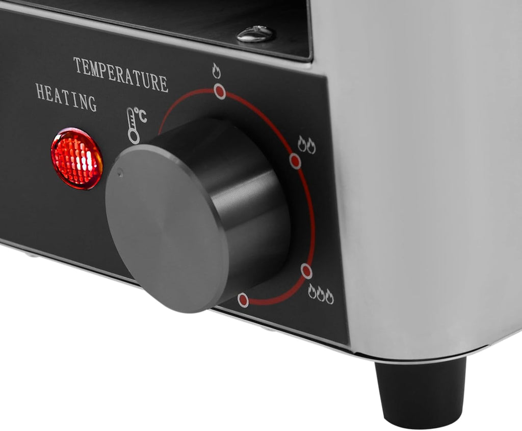1700W Electric Steak Oven, Commercial Steak Broiler Stainless Steel Steak Grill Machine with Handle, Steak Grill Oven Steak Stove for Beef, Pork, Chicken, Vegetables, 110V 60Hz