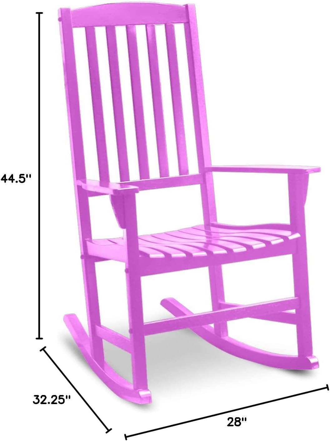Cambridge Casual Bentley Porch Rocking Chair, Violet